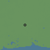 Shaded relief of the 59 km around Don Tom, drawn from the GMTED2010 grid