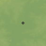 Shaded relief of the 60 km around Mango, drawn from the GMTED2010 grid