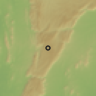 Shaded relief of the 60 km around Elavagnon, drawn from the GMTED2010 grid