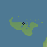 Shaded relief of the 58 km around Nuku'alofa, drawn from the GMTED2010 grid
