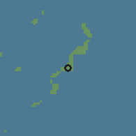Shaded relief of the 59 km around Pangai, drawn from the GMTED2010 grid