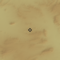 Shaded relief of the 55 km around Jadliyān, drawn from the GMTED2010 grid