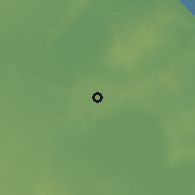 Shaded relief of the 55 km around Sīdī āl-Hanī, drawn from the GMTED2010 grid