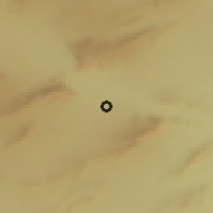 Shaded relief of the 55 km around al-Qaşrayn, drawn from the GMTED2010 grid