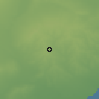 Shaded relief of the 55 km around Bī'r Alī Bin H̱alīfah, drawn from the GMTED2010 grid