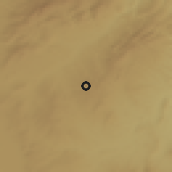 Shaded relief of the 53 km around Balâ, drawn from the GMTED2010 grid