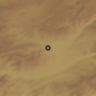 Shaded relief of the 54 km around Bingöl, drawn from the GMTED2010 grid