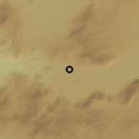 Shaded relief of the 54 km around Bozkurt, drawn from the GMTED2010 grid