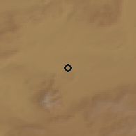 Shaded relief of the 54 km around Bulanık, drawn from the GMTED2010 grid