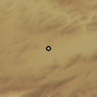 Shaded relief of the 54 km around Akçakiraz, drawn from the GMTED2010 grid
