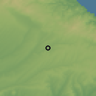 Shaded relief of the 53 km around Büyükyoncalı, drawn from the GMTED2010 grid