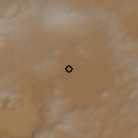 Shaded relief of the 54 km around Çaldıran, drawn from the GMTED2010 grid