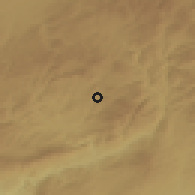 Shaded relief of the 53 km around Çamlıdere, drawn from the GMTED2010 grid