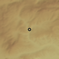 Shaded relief of the 53 km around Çankırı, drawn from the GMTED2010 grid
