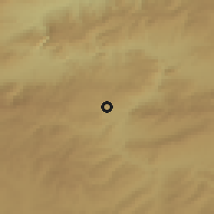 Shaded relief of the 53 km around Çekerek, drawn from the GMTED2010 grid