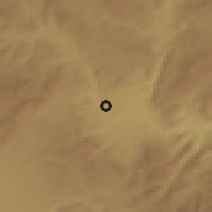 Shaded relief of the 54 km around Darende, drawn from the GMTED2010 grid