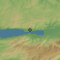 Shaded relief of the 53 km around Derince, drawn from the GMTED2010 grid