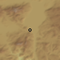 Shaded relief of the 54 km around Eğirdir, drawn from the GMTED2010 grid