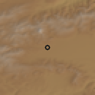 Shaded relief of the 53 km around Eleşkirt, drawn from the GMTED2010 grid