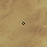 Shaded relief of the 53 km around Akyurt, drawn from the GMTED2010 grid