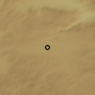 Shaded relief of the 53 km around Alaca, drawn from the GMTED2010 grid