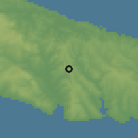Shaded relief of the 53 km around Hadımköy, drawn from the GMTED2010 grid