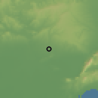 Shaded relief of the 54 km around İncirlik, drawn from the GMTED2010 grid