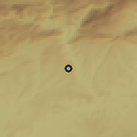 Shaded relief of the 54 km around Kahta, drawn from the GMTED2010 grid