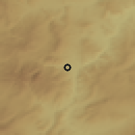 Shaded relief of the 53 km around Kalecik, drawn from the GMTED2010 grid