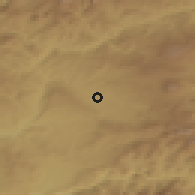 Shaded relief of the 54 km around Karakoçan, drawn from the GMTED2010 grid