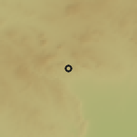 Shaded relief of the 54 km around Karaköprü, drawn from the GMTED2010 grid