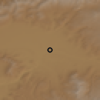 Shaded relief of the 53 km around Karaköse, drawn from the GMTED2010 grid