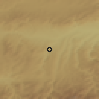 Shaded relief of the 53 km around Kastamonu, drawn from the GMTED2010 grid