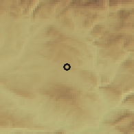 Shaded relief of the 54 km around Kayabağlar, drawn from the GMTED2010 grid