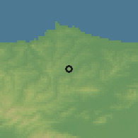 Shaded relief of the 53 km around Kaynarca, drawn from the GMTED2010 grid