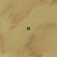 Shaded relief of the 54 km around Kıralan, drawn from the GMTED2010 grid