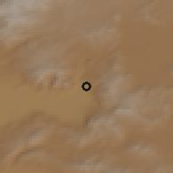 Shaded relief of the 54 km around Muradiye, drawn from the GMTED2010 grid