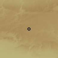Shaded relief of the 54 km around Ömerli, drawn from the GMTED2010 grid