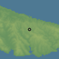 Shaded relief of the 53 km around Arnavutköy, drawn from the GMTED2010 grid