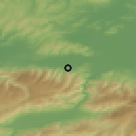 Shaded relief of the 53 km around Sapanca, drawn from the GMTED2010 grid