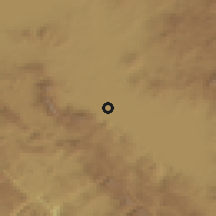 Shaded relief of the 54 km around Seydişehir, drawn from the GMTED2010 grid