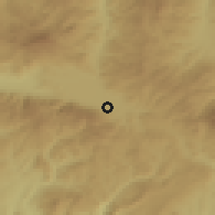 Shaded relief of the 54 km around Simav, drawn from the GMTED2010 grid