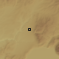 Shaded relief of the 54 km around Sivaslı, drawn from the GMTED2010 grid