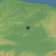 Shaded relief of the 53 km around Söğütlü, drawn from the GMTED2010 grid