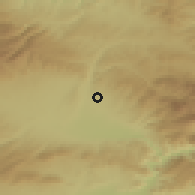 Shaded relief of the 53 km around Suluova, drawn from the GMTED2010 grid