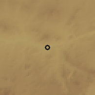 Shaded relief of the 54 km around Avanos, drawn from the GMTED2010 grid