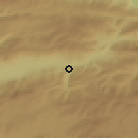 Shaded relief of the 53 km around Tokat, drawn from the GMTED2010 grid