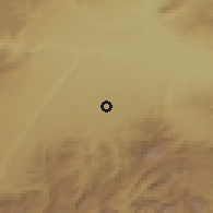 Shaded relief of the 54 km around Topsöğüt, drawn from the GMTED2010 grid