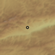 Shaded relief of the 53 km around Tosya, drawn from the GMTED2010 grid