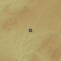 Shaded relief of the 54 km around Ulubey, drawn from the GMTED2010 grid